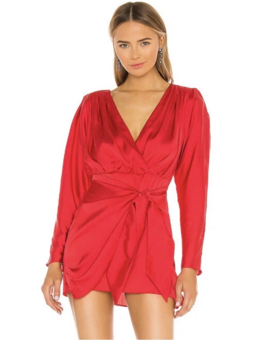 L’academie Dore Mini Dress in Red - Size XS - Picture 11 of 11
